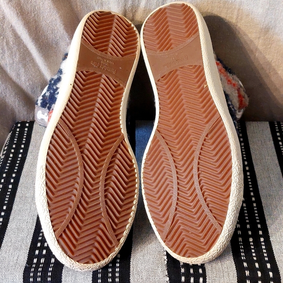 Pantofola d'Oro white & grey hi-top sneaker w sherpa trim, sz 40, EUC - Picture 9 of 16